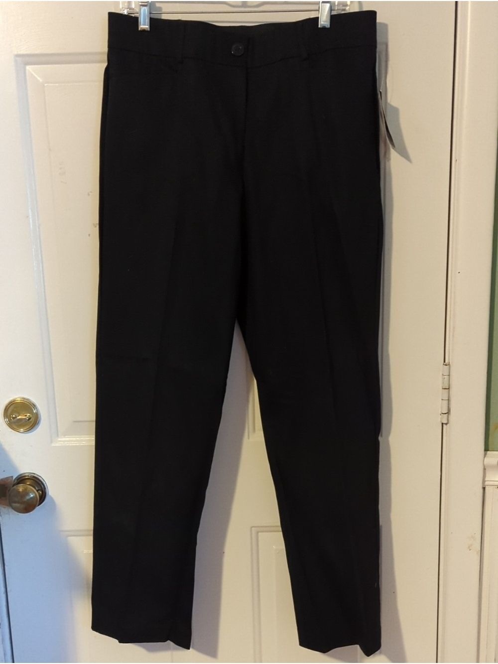 Studio Works Black Dress Pants Women's Size 12 Elastic Waist